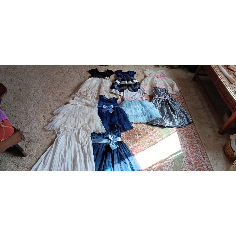 Girl/Toddler Formal Dress Lot; Size 2T - 7 Jona Michelle + Others - 9